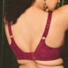 Elomi Nerina UW Stretch Plunge Bra Rouge-thumb Underwired, full cup plunge bra with flat stretch lace. 70-100, E-N EL302734-ROG