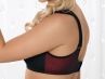 Nessa Nessa Soft Cup Comfort Sports Bra Red Leopard-thumb Nonwired, unpadded sports bra with padded straps. 60-100, D-P 070-519