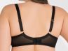 Gorsenia Noelle Half Padded Bra Black & Beige-thumb Underwired, half-padded bra with loose lace overlay. 65-95, D-L K814