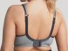 Sculptresse by Panache Sculptresse UW Non-Padded Sports Bra Charcoal Marl-thumb Underwired, non-padded sports bra with racerback option 75-105, D-K SCU-9441-CML