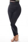 Plaisir Nova High Waist Leggings Black-thumb Long leggings for sports and leisure. 42-56 T0063-BLK
