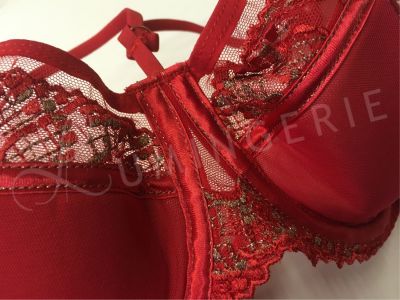 Novika Margot N°02 Semi Soft Bra Ruby Red Underwired, semi soft bra 65-105, D-L MAR-No-02-RED