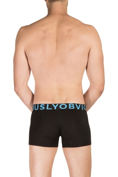 Obviously EveryMan Boxer Brief Black 3 inch leg Boxer brief with 3