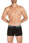 Obviously EveryMan Boxer Brief Black 3 inch leg-thumb Boxer brief with 3