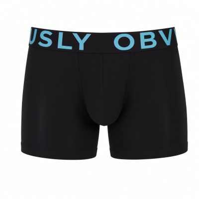 Obviously EveryMan Boxer Brief Black 3 inch leg Boxer brief with 3