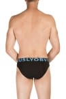 Obviously EveryMan Brief Black-thumb Brief 90% Bamboo Rayon, 10% Lycra <br> S-3XL B02-1A