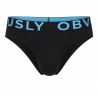 Obviously EveryMan Brief Black-thumb Brief 90% Bamboo Rayon, 10% Lycra <br> S-3XL B02-1A