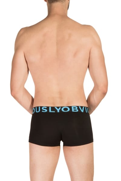 Obviously EveryMan Trunk Black Trunk 90% Bamboo Rayon, 10% Lycra <br> S-3XL B03-1A