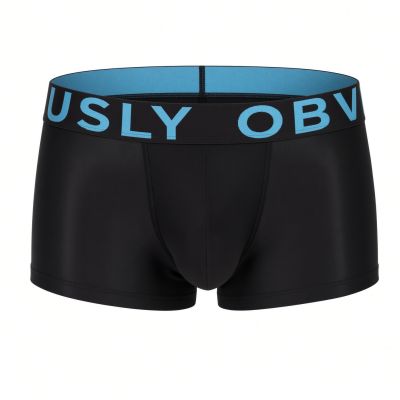 Obviously EveryMan Trunk Black Trunk 90% Bamboo Rayon, 10% Lycra <br> S-3XL B03-1A