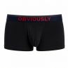 Obviously FreeMan Trunk Black-thumb Trunk 90% Bamboo Rayon, 10% Lycra  S-XL C03-1A