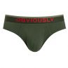 Obviously FreeMan Brief Pine-thumb Brief 90% Bamboo Rayon, 10% Lycra  S-XL C02-1V