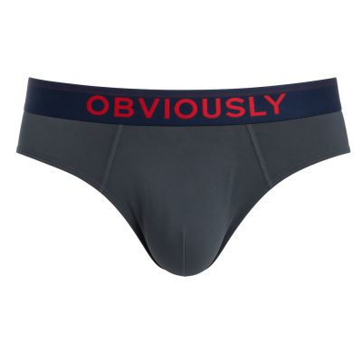 Obviously FreeMan Brief Ash Brief 90% Bamboo Rayon, 10% Lycra  S-XL C02-1U