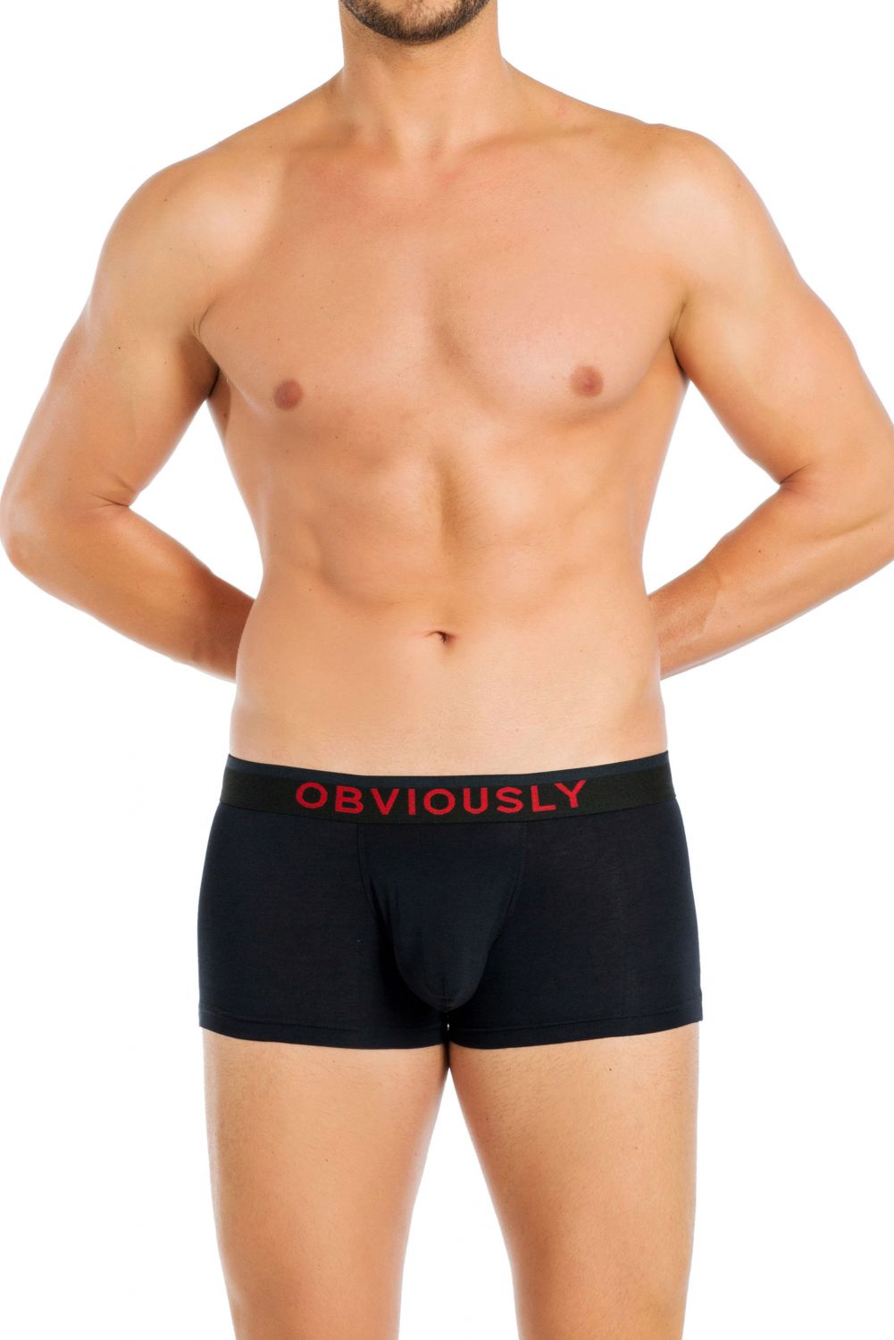 Men's Obviously A00-1A PrimeMan AnatoMAX 3 Inch Boxer Brief (Orange XL) 