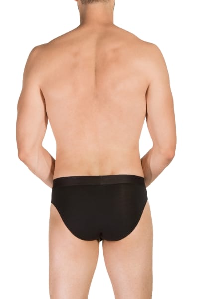 Obviously PrimeMan Brief Black Brief 90% Lenzing MicroModal, 10% Lycra <br> S-3XL A02-1A