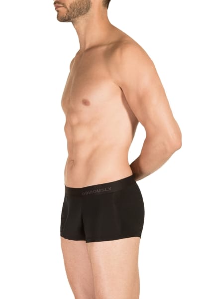 Obviously PrimeMan Trunk Black Trunk 90% Lenzing MicroModal, 10% Lycra <br> S-3XL A03-1A