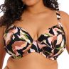 Elomi Ocean Avenue UW Plunge Bikini Bra - Multi ES-thumb Underwired plunge bikini bra. 75-100, F-N ES803402-MUI