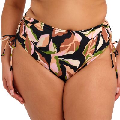Elomi Ocean Avenue High Waist Adjustable Bikini Brief - Multi High waist bikini briefs. S/38 - 5XL/52 ES803473-MUI