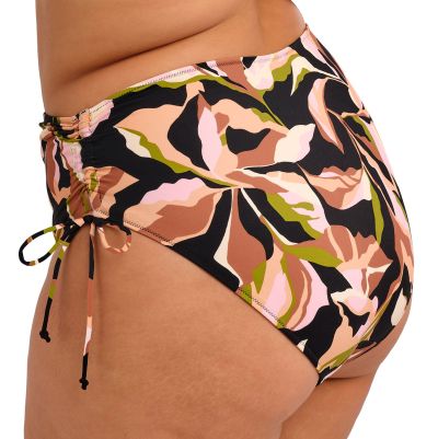 Elomi Ocean Avenue High Waist Adjustable Bikini Brief - Multi High waist bikini briefs. S/38 - 5XL/52 ES803473-MUI