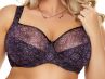 Nessa Omena Soft Bra Purple Floral-thumb Underwired non-padded comfort bra 75-110, D-P N024-507-FLR