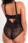 Scantilly by Curvy Kate Opulence Lace Body Black-thumb Nonwired lace body with adjustable straps to fit DD-HH cups. S-2XL ST-038-704-BLK