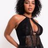 Scantilly by Curvy Kate Opulence Lace Body Black-thumb Nonwired lace body with adjustable straps to fit DD-HH cups. S/36-38 - 2XL/52-54 ST-038-704-BLK