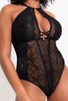 Scantilly by Curvy Kate Opulence Lace Body Black-thumb Nonwired lace body with adjustable straps to fit DD-HH cups. S-2XL ST-038-704-BLK