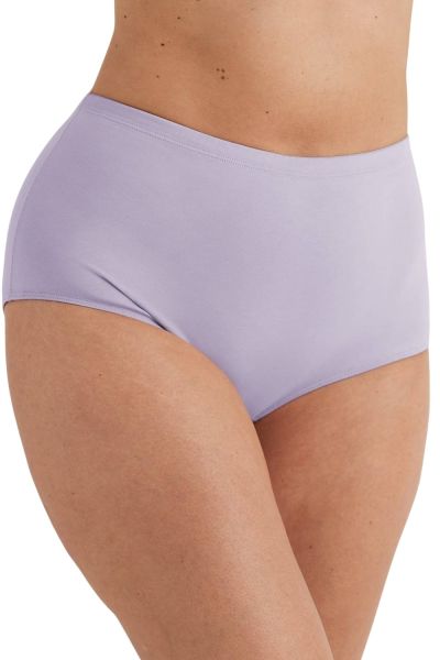 Miss Mary Organic Cotton Maxi Brief - Lavender High waist organic cotton briefs. 38/40 - 54/56 8422-09/LAV