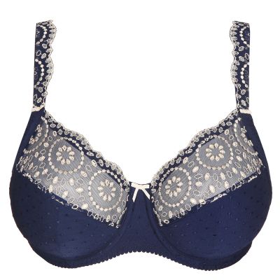 PrimaDonna Osino UW Full Cup Bra Sapphire Blue Underwired, non-padded full cup bra. 70-105, D-I 0163310-SAF