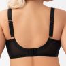 Gorsenia Ottavia UW Soft Side Support Bra Black & Petrol-thumb Underwired, non-padded soft side support bra with embroidery. 65-105, D-L K947