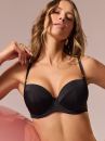 Ava Lingerie Painel Full Cup Bra Black-thumb Underwired, padded full cup bra 65-100, D-L AV-1263-CZA