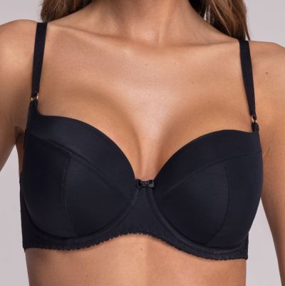 Ava Lingerie Painel Full Cup Bra Black Underwired, padded full cup bra 65-100, D-L AV-1263-CZA