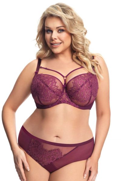 Gorsenia Palermo Soft Bra Cyclamen Underwired, non-padded bra 65-95, D-M K641