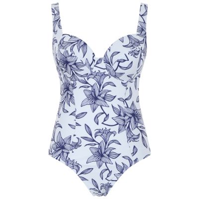 Panache Swimwear Paloma UW Balcony Swimsuit Capri Print Underwired balcony swimsuit. 65-85, F-O SW1720-capri