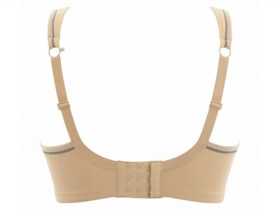 Panache Sport Panache Sports UW Bra Latte Underwired padded sports bra with racer back option 65-90, D-H 5021-LATTE