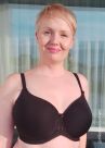 Panache Cari Spacer Bra Black-thumb Underwired spacer foam t-shirt bra. 60-85, D-K 7961-BLK