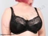 Panache Clara Full Cup Bra Charcoal Black-thumb Underwired, unpadded full cup lace bra 65-85, D-J 7255