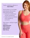 Panache Sport 7344 Freedom NW Non-Padded Sports Bra Black / Chalk-thumb Non-wired, non-padded sports bra with racer back option. 60-90, D-M 7344-BLK/CHK