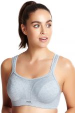 5021 Power UW Padded Sports Bra Grey Marl