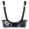 Panache Sport Panache Sports 5021B UW Bra Ink Splat-thumb Underwired padded sports bra with racer back option 65-90, D-J 5021B-INK