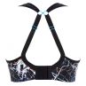 Panache Sport Panache Sports 5021B UW Bra Ink Splat-thumb Underwired padded sports bra with racer back option 65-90, D-J 5021B-INK