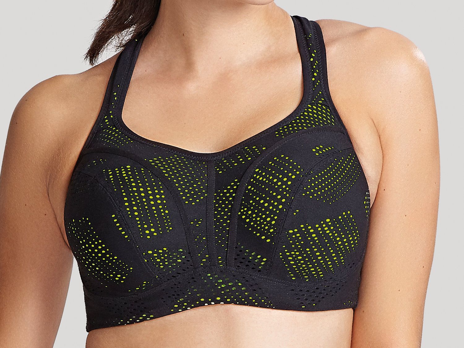 panache sports bra black