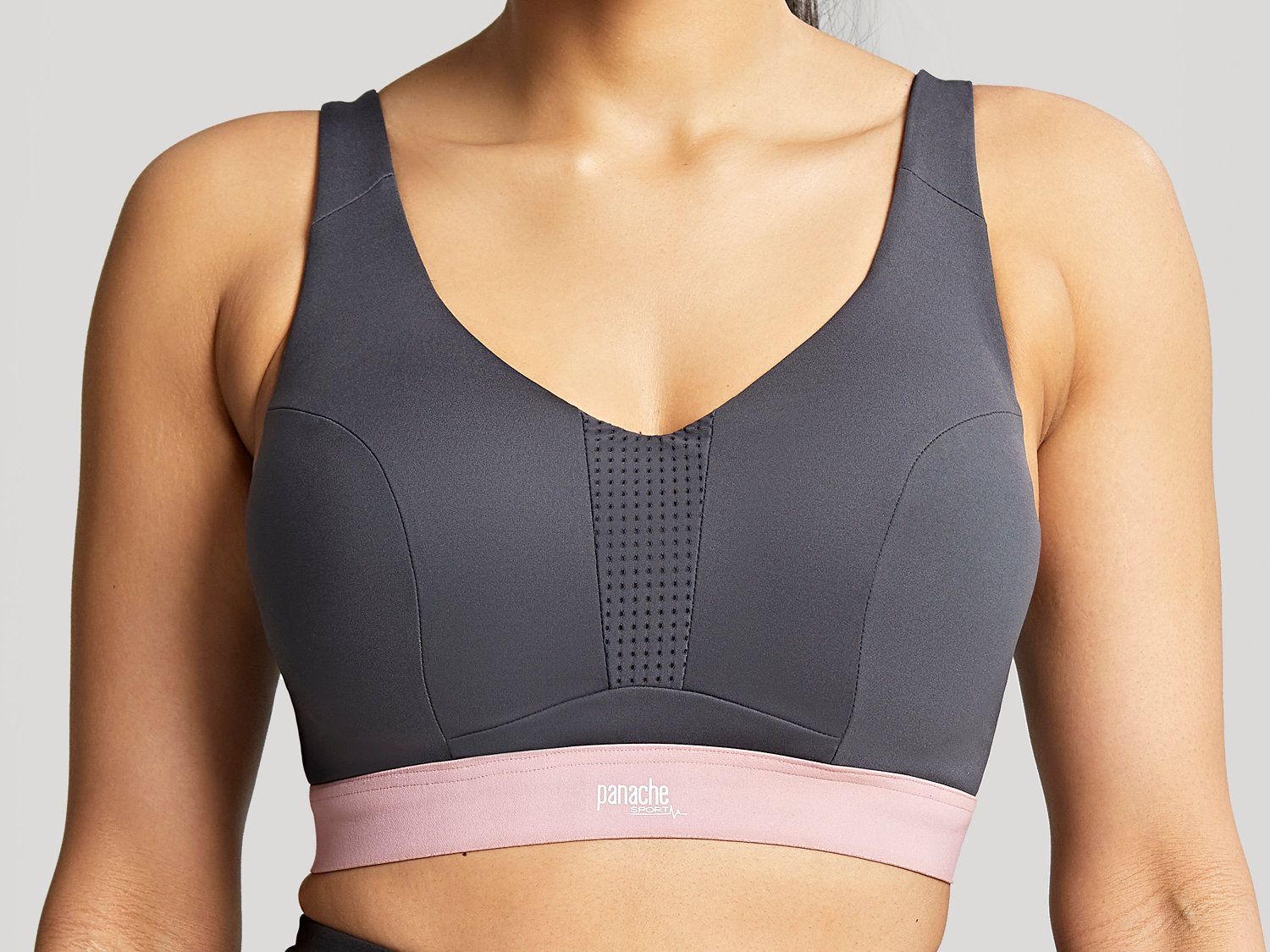 Panache Sport Panache UW Non-Padded Sports Bra Charcoal