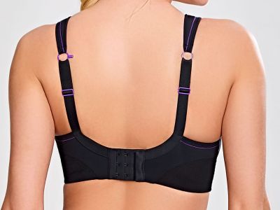 Panache Sport Panache Sport Non Wired Sports Bra Black Non wired, padded sports bra 60-90, D-J 7341-BLK