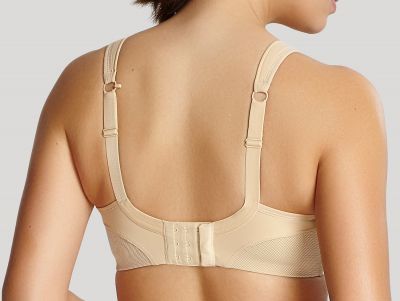 Panache Sport Panache Sport Non Wired Sports Bra Latte Non wired, padded sports bra 60-90, D-J 7341-LATTE