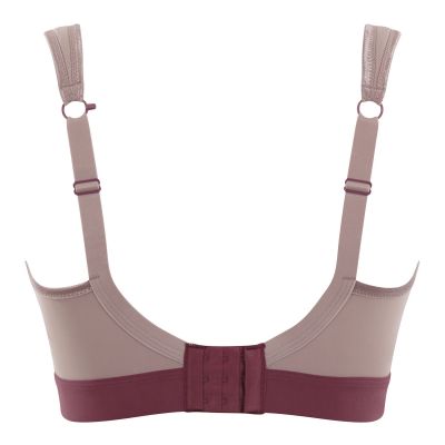 Panache Sport Panache Sport Non Wired Sports Bra Warm Taupe Non wired, padded sports bra 65-90, D-J 7341B-WA-TA