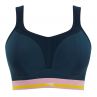 Panache Sport Panache Sport Non Wired Sports Bra Retro Navy-thumb Non wired, padded sports bra 65-90, D-J 7341B-RETRO