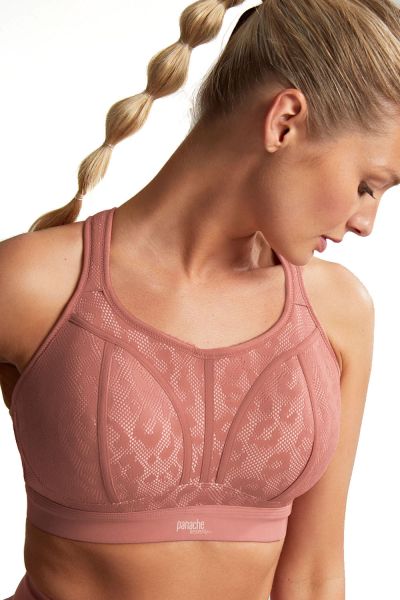 Panache Sport Panache Sport Non Wired Sports Bra Sienna Non wired, padded sports bra 65-90, D-GG 7341C-SIA