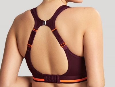 Panache Sport Panache Sport Non Wired Racer Back Sports Bra Mulberry Non wired, padded sports bra 60-90, D-J 7341R-MUY