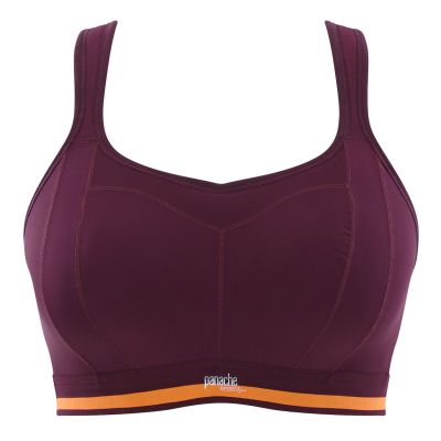 Panache Sport Panache Sport Non Wired Racer Back Sports Bra Mulberry Non wired, padded sports bra 60-90, D-J 7341R-MUY
