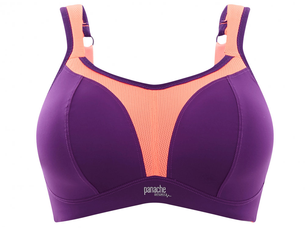 Panache Sport Panache Sport Non Wired Sports Bra Purple Coral